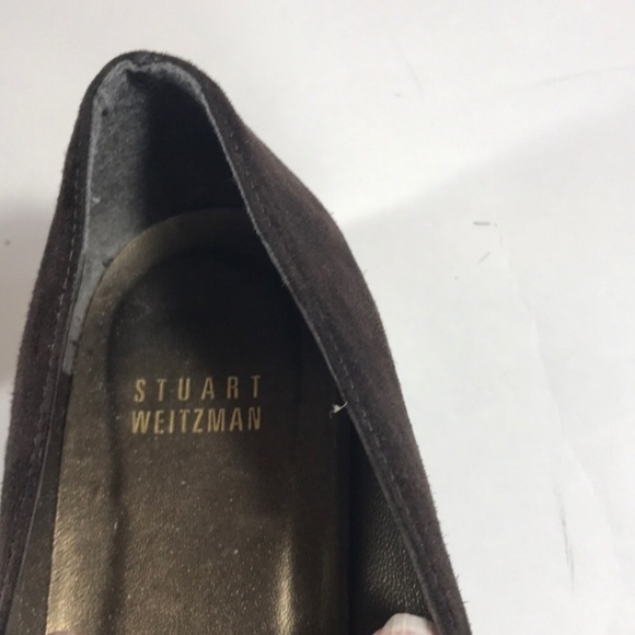 Stuart Weitzman Brown suede loafers - Picture 4 of 8